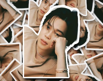 Jimin Elle Korea Sticker | Jimin Sticker |   Stickers | Bangtan Sticker | Vinyl Decal for Laptop, Tumbler, Phone