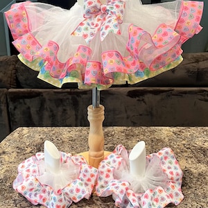 Kids RIBBON Tutu & Anklet SETS- Any Color