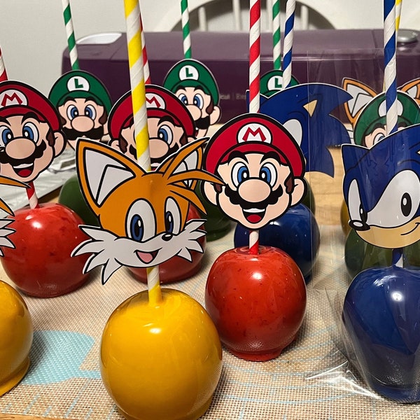 8 Character Candy Apples- Any Theme Available