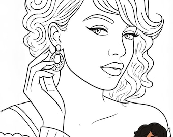 SIP & PAINT ANYTIME - Pre Drawn Canvas