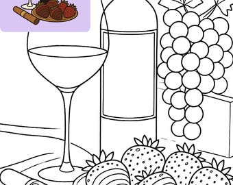 Välj 10 SIP & PAINT-PAKET - 11x14 färdigritad duk