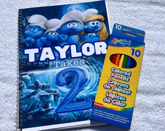 10 notitieboekjes op maat met gratis kleurpotloden - Feestartikelen elk thema