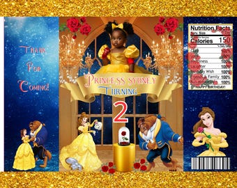 BEAUTY AND BEASTS-feestgunsten: alleen 8 bewerkbare digitale downloads