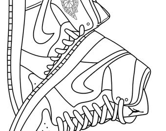 Pick 10 SIP & Paint SHOE EDITION Bundles - 11 x 14 Pre Drawn Canvas