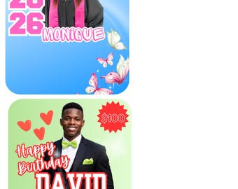 2026 BEWERKBARE geldhouders - afstuderen, verjaardag, bruiloft