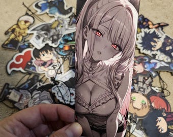 Anime Girl Bookmark V6 I Anime Waifu Manga Bookmark