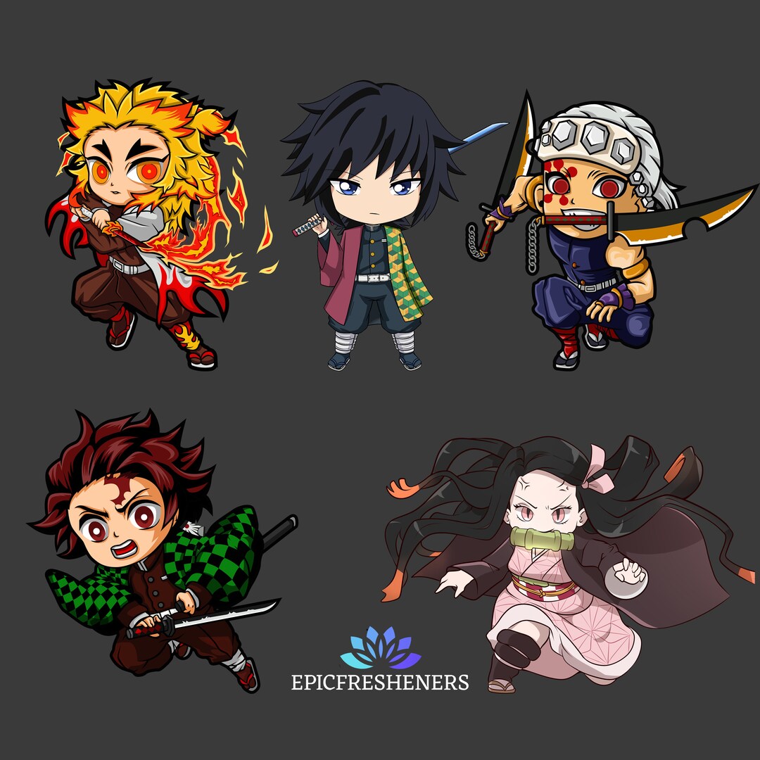 Bulk Slayer Freshener Pack I Anime Air Fresheners Etsy Australia