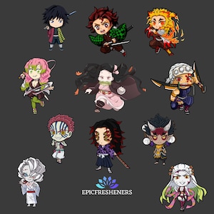 Bulk Slayer Freshener Pack I Anime Air Fresheners