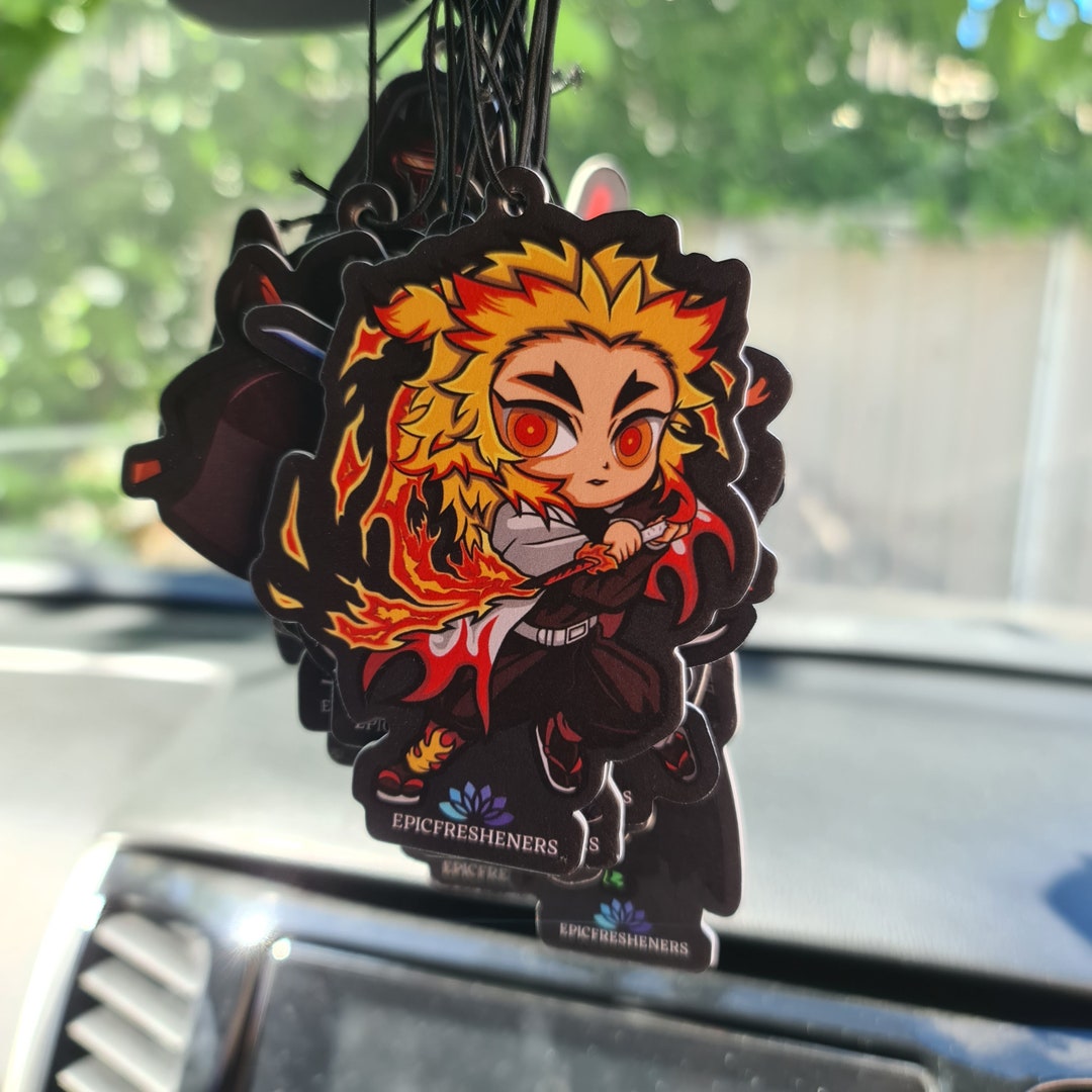 Fire Captain Freshener I Anime Air Fresheners Etsy