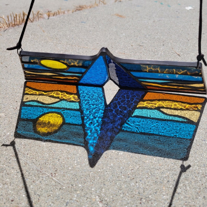 ABGT Weekender, Camping Stained Glass Suncatcher, Above & Beyond