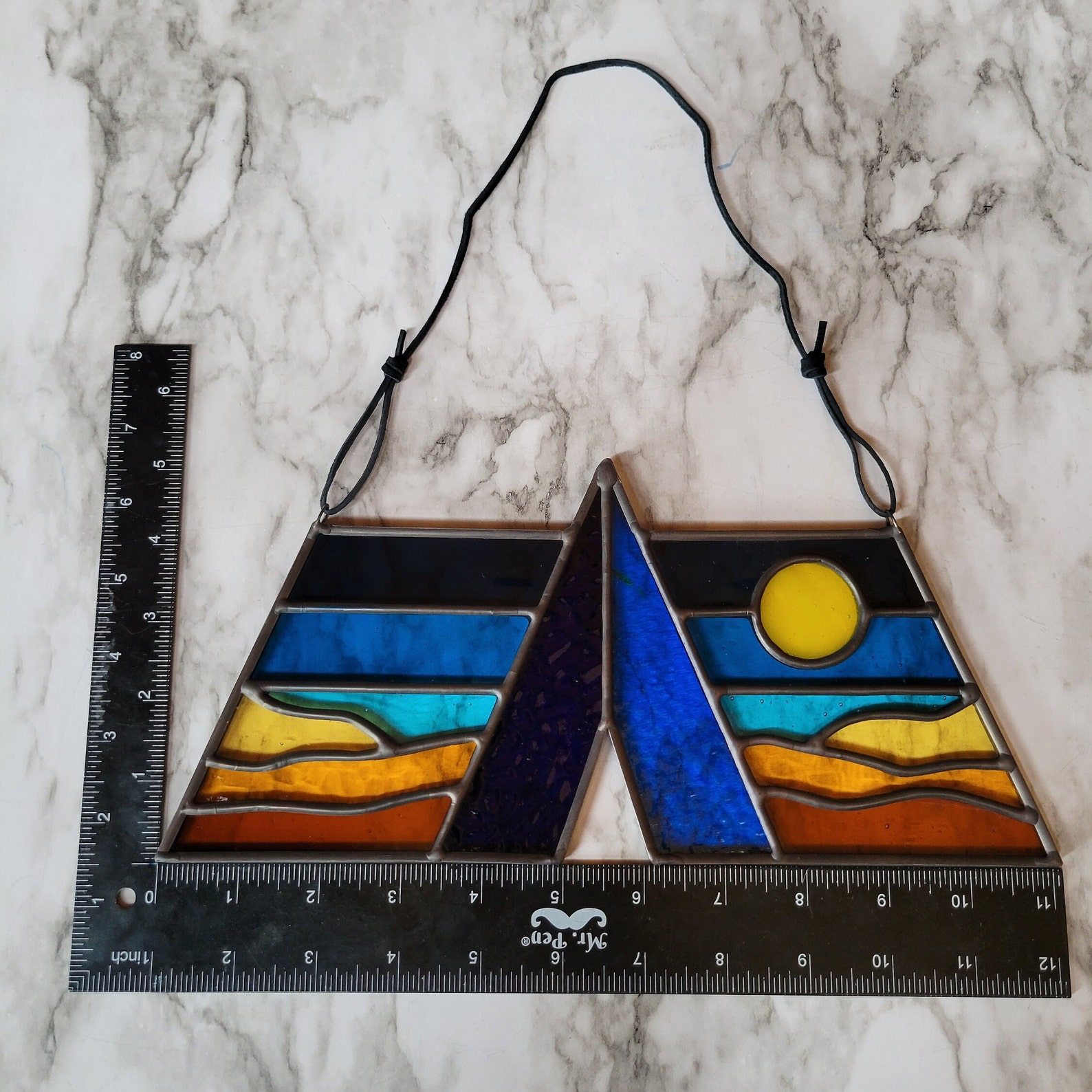 ABGT Weekender, Camping Stained Glass Suncatcher, Above & Beyond