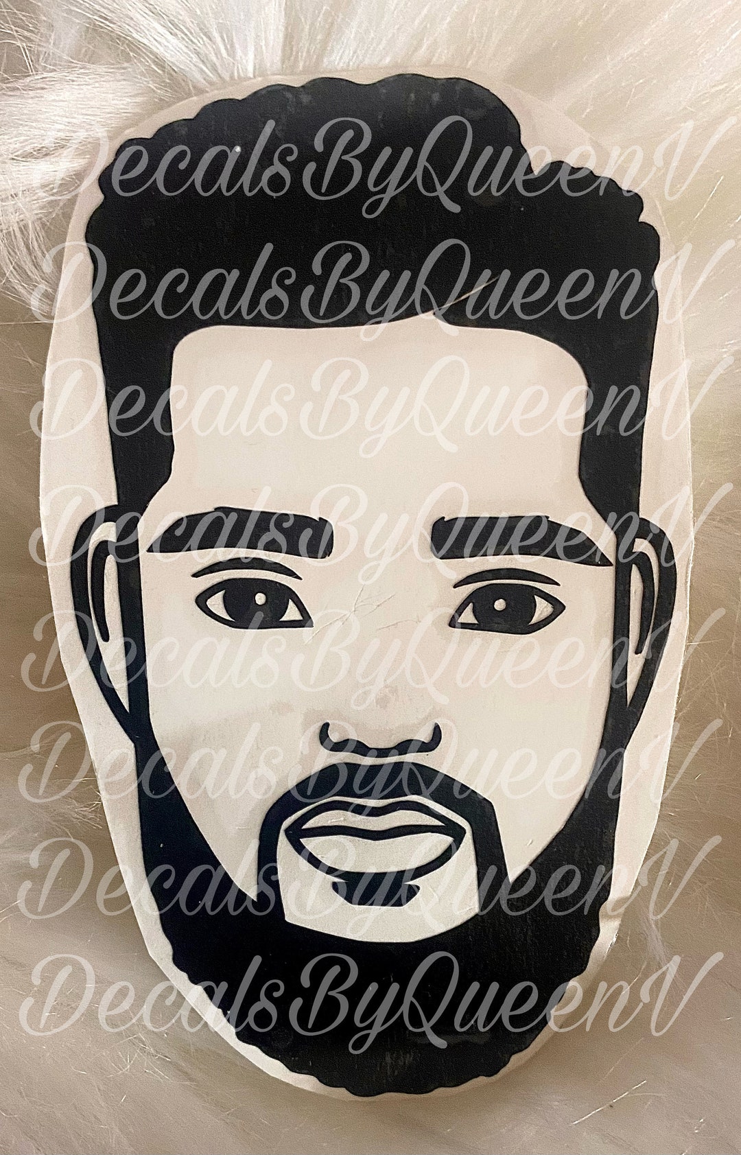 Tre Vinyl Decalafrican American Man Decal Wine Glass Decal Bling Mug