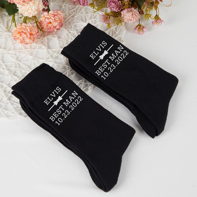Custom Grooms Sockspersonalized Wedding Socksgroom Etsy