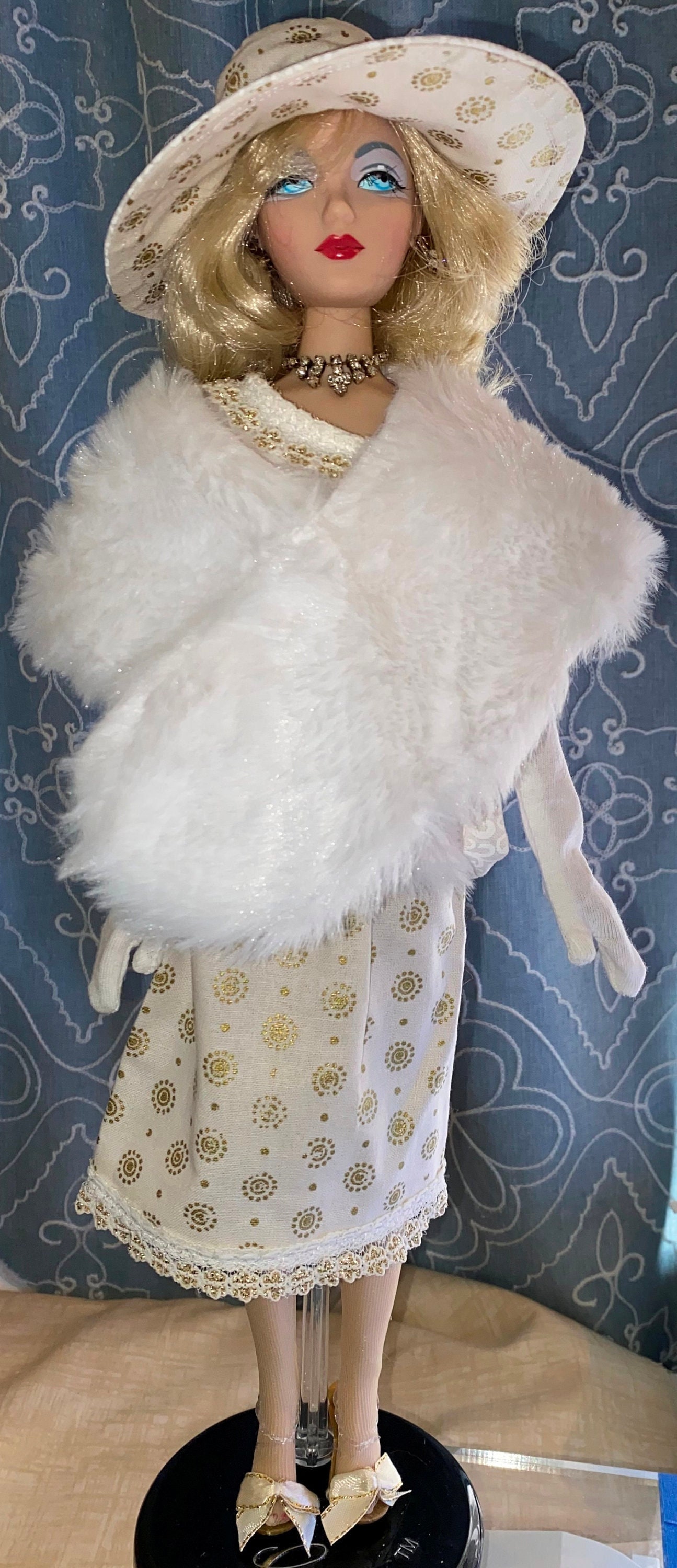 16” Ashton Drake Gene Doll Outfit “It’s A Wrap” Robe & Night Gown Duckie  MIB #p1