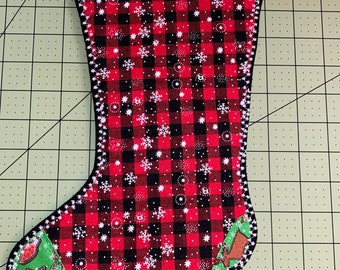 Unique HANDMADE CHRISTMAS STOCKING