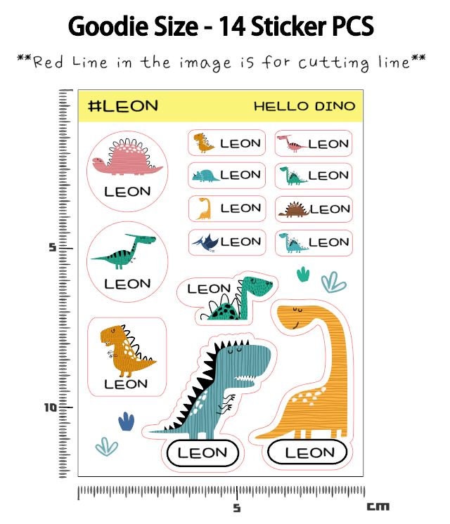 Kids Name Labels for Daycare, Preschool, School Supply / Personalized ...