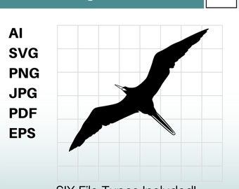 Iwa Bird Clipart Instant Download ai / svg / png / jpg / pdf / eps Hawaii svg, Hawaiian svg. Vector, Cut or Engrave Files.