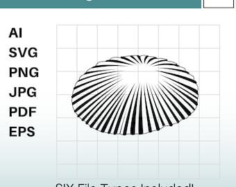 Opihi Shell Clipart Instant Download ai / svg / png / jpg / pdf / eps Hawaii svg, Hawaiian svg. Vector, Cut or Engrave Files.