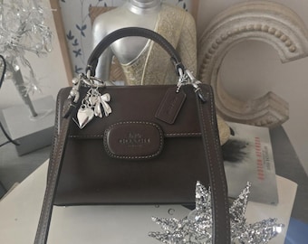 Coach Y2k Hampton Stripe Mini Shoulder Bag F10802 Multicolor