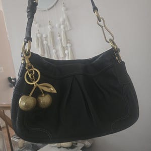 Coach Vintage Black Shoulder Bag - Etsy