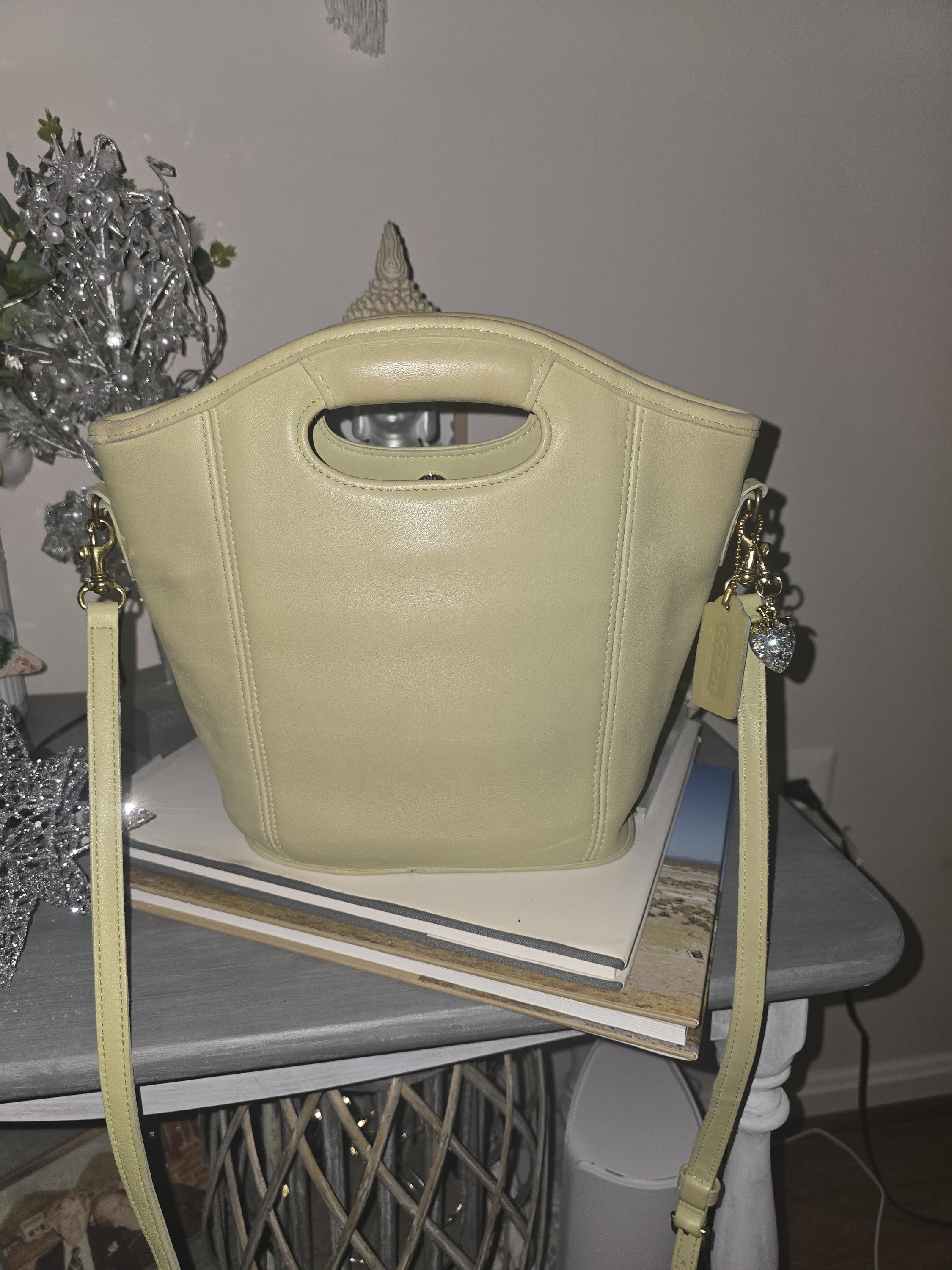 Vintage Coach Green Bucket Bag - Etsy Vintage Coach Green Bucket Bag - Etsy