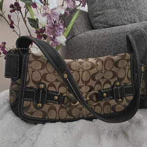 Coach Vintage Soho Signature Belted Shoulder Bag