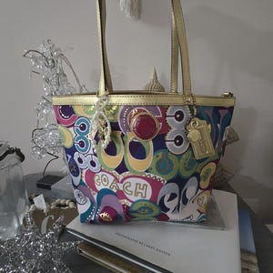 Y2 Multi Color Coach Purse - Etsy