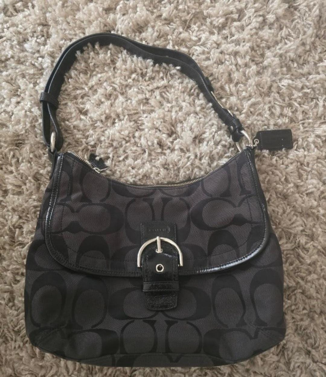 Coach Vintage Y2K Black Hobo Bag | eBay