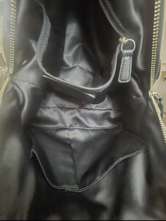 Coach vintage y2k style op art black and Grey satchel… - Gem