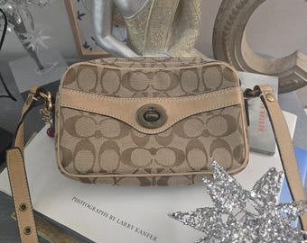 Coach Vintage Small Soho Hobo Buckle Flap Tweed Shoulder Bag - Etsy