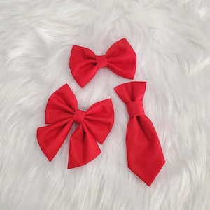 Red Dog Tie Collection – Bow Tie | Sailor Bow | Necktie