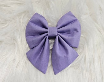 Lavender Dog Sailor Bow Tie
