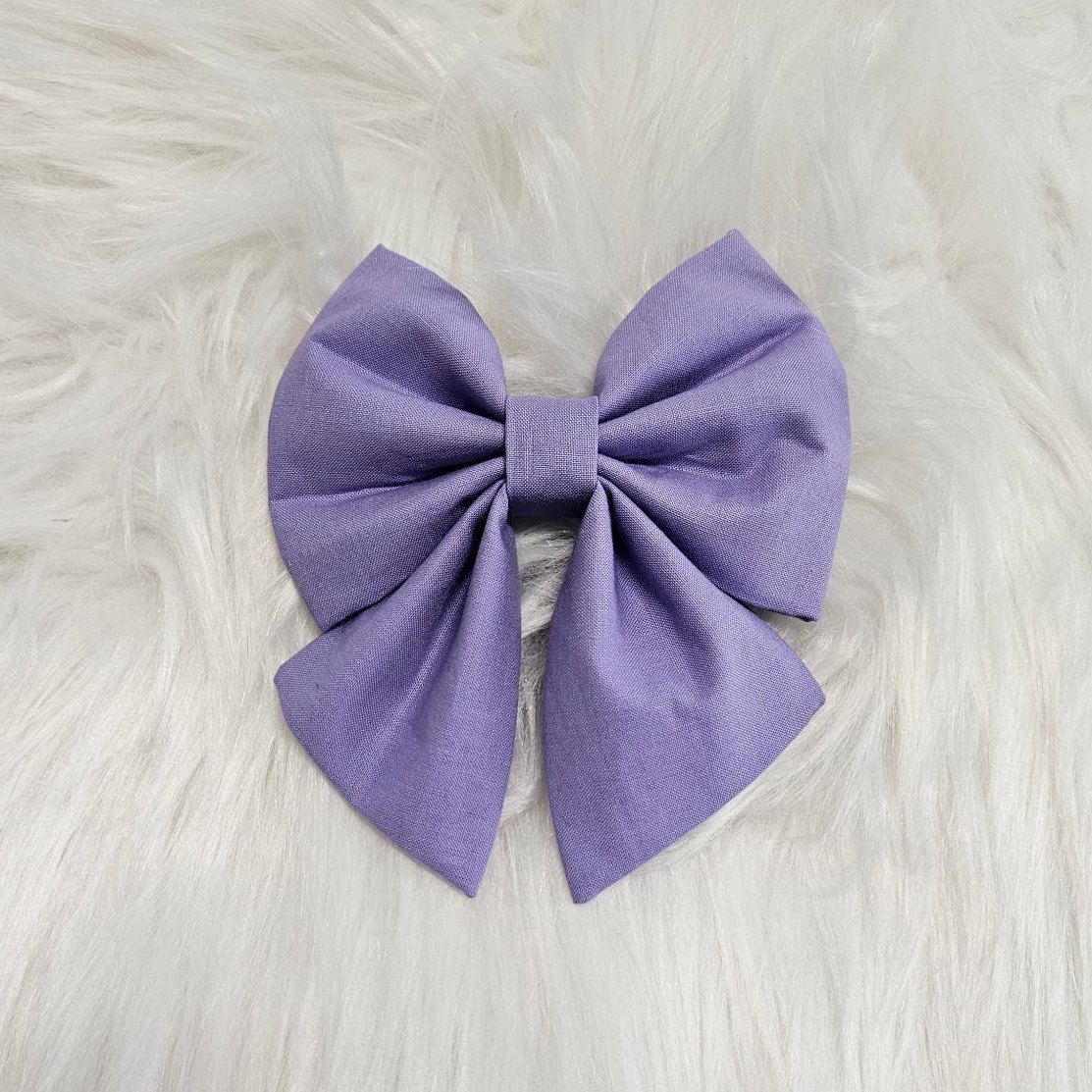 Lavender Dog Sailor Bow Tie