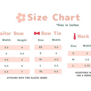 Soft Ivory Dog Sailor Bow Tie image 3