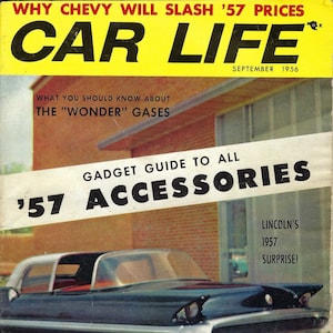 1956 MG-A TR-3 Austin-Healey Jaguar Porsche tested in vintage Car Life magazine