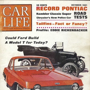 1961 Pontiac Catalina Super Stock featured/tested in vintage Car Life magazine