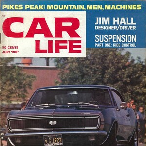 1967 Mercury Cougar GT featured and tested in vintage Car Life magazine.
