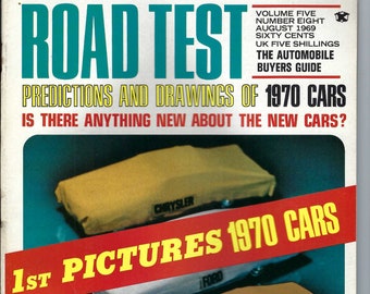 1969 Chevrolet Camaro Z/28, Oldsmobile Hurst/Olds, Dodge Dart, Chrysler Imperial, Lotus, Lamborghini probado en la revista vintage Road Test