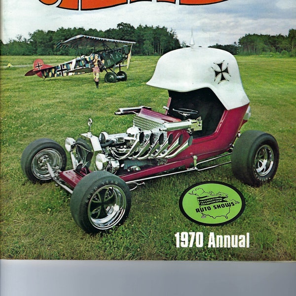 George Barris personal magazine collection-Hot Rod Show World ICAS program 1970. With Barris Kustom Industries Certificate of Authenticity.