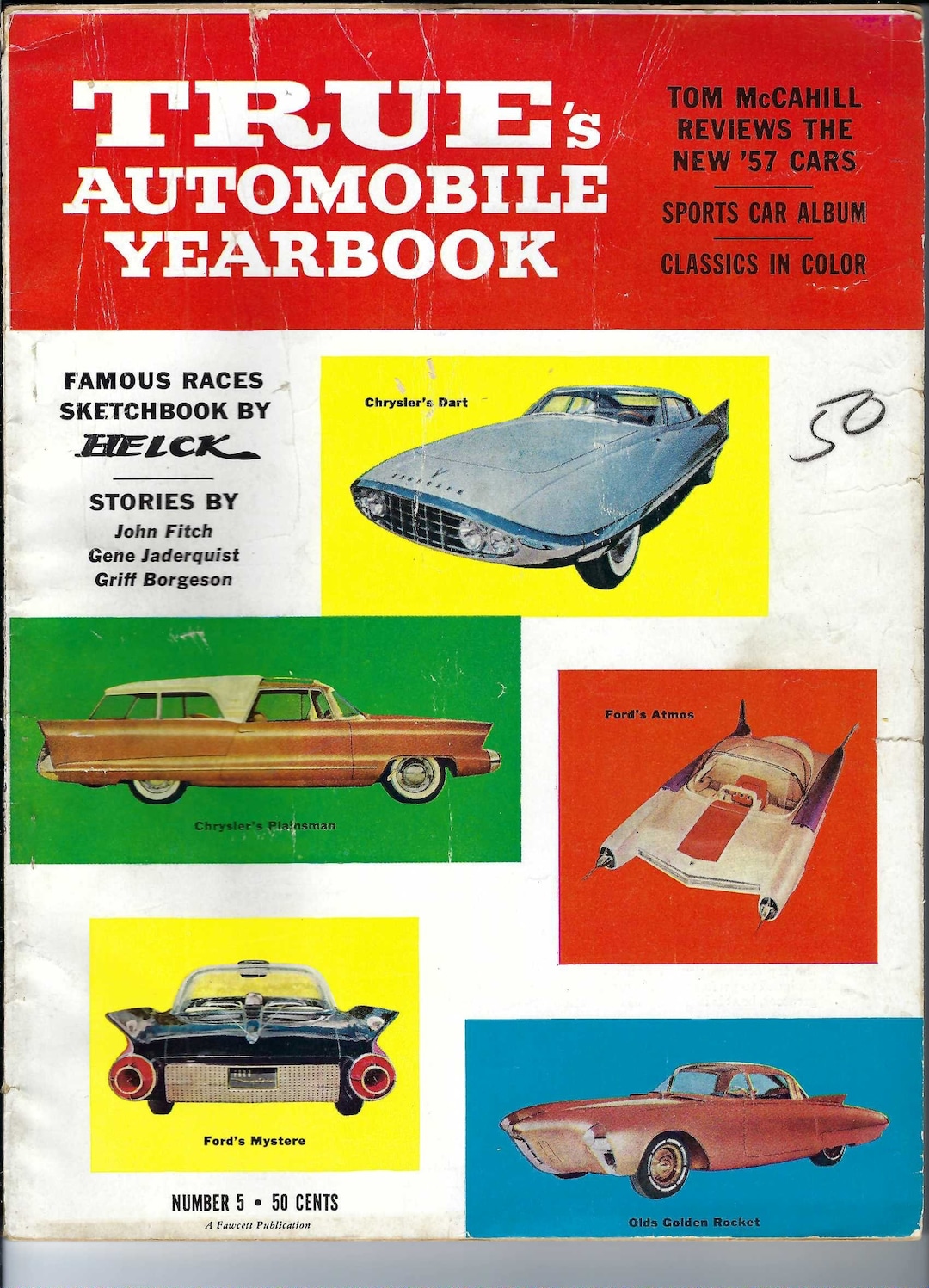 1957 1960 New Cars Featured in True Automobile Yearbooks. All Etsy