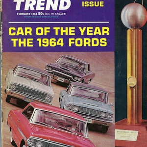 1964 Ford &quot;Car Of The Year&quot; tested featured in vintage Motor Trend Magazine