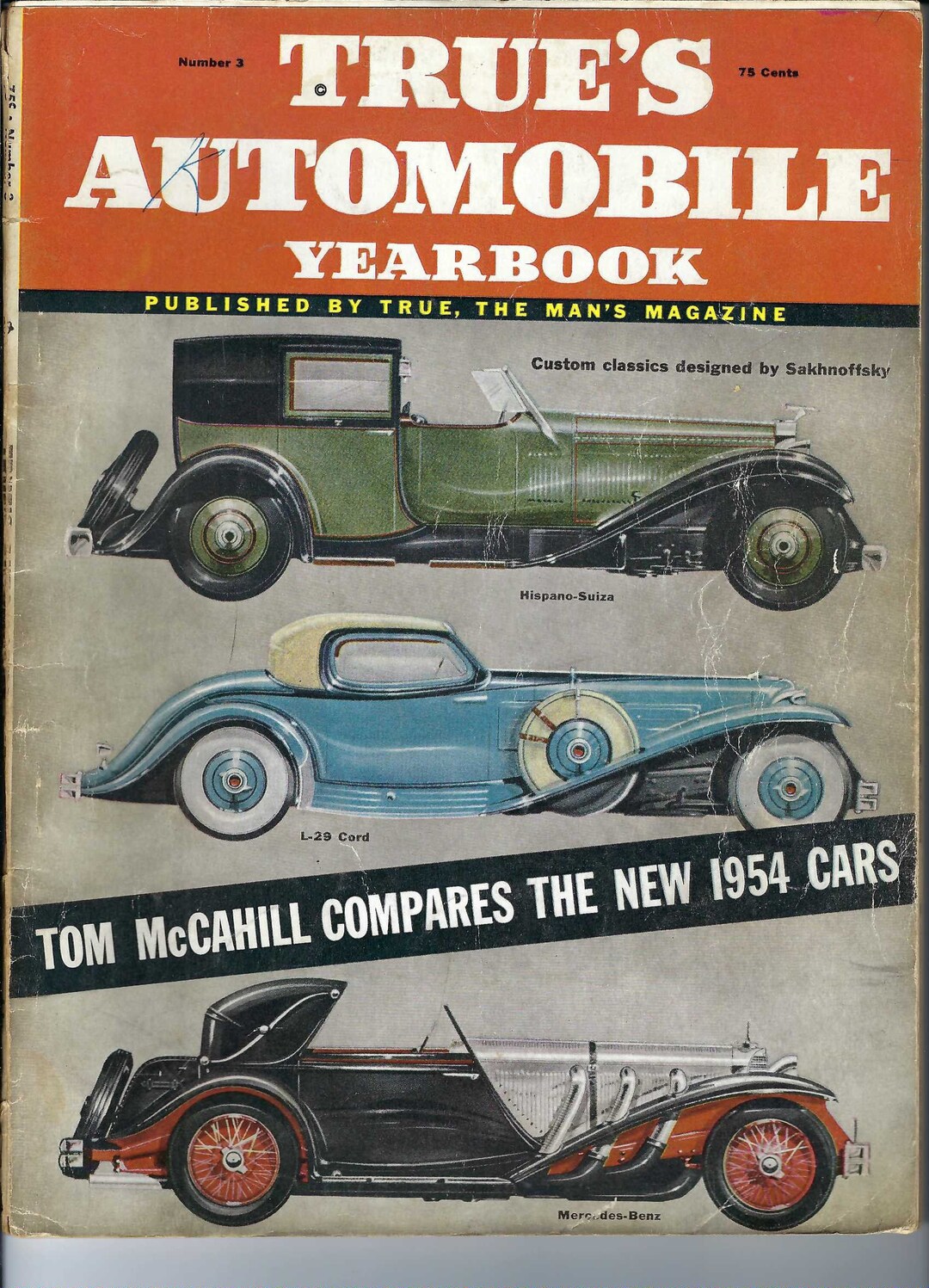 1952 1954 New Cars Featured in True Automobile Yearbooks. All Etsy