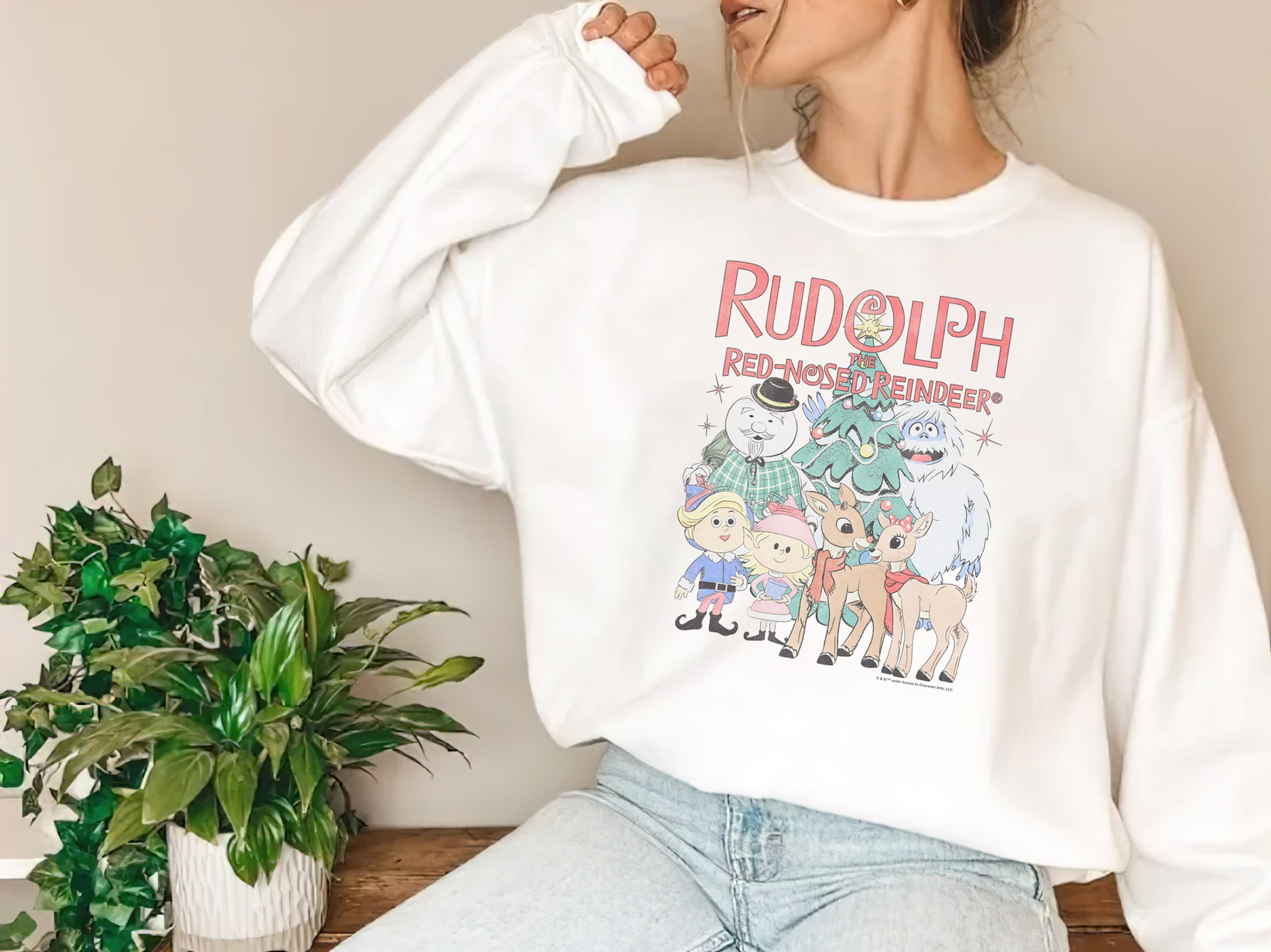 Discover Rudolph The Red Nosed Reindeer Christmas Sweatshirt, Rudolph Christmas Sweatshirt