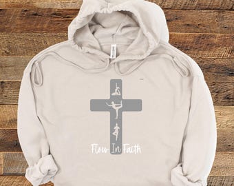 Flow in Faith - Ultra soft CROP Hoodie