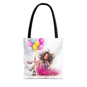 Celebration Chic Tote Bag, Birthday Gift, Party Accessory, Everyday Chic, Large Capacity, Fashion Tote