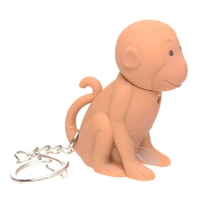 Monkey Keychain with LED Light and Sound FX