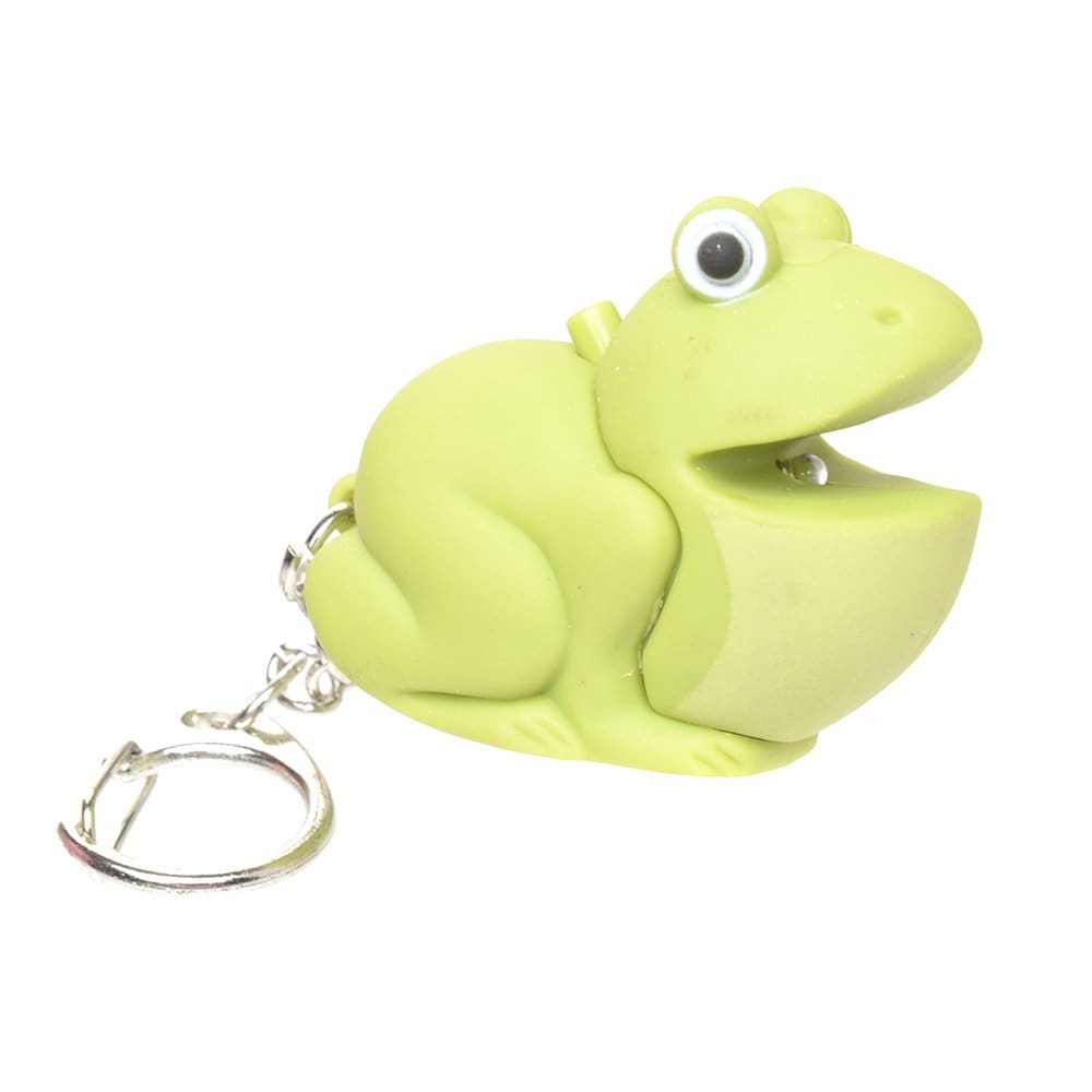 Frog Keychain With LED Light and Ribbet Sound - Etsy