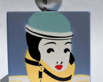 Art Deco Tape Measure (5 feet) for Crochet, Cloth Measuring, Sewing, Fabric Measurements, Body Measuring