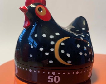 Black Chicken Kitchen Timer