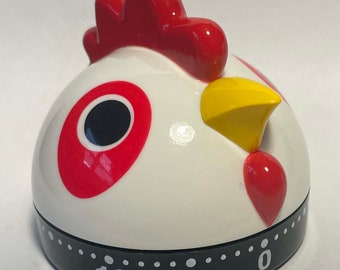 White Chicken Kitchen Timer 2